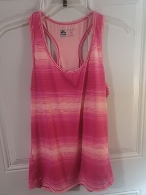 RBX Pink and Cream Ombre Racerback Tank